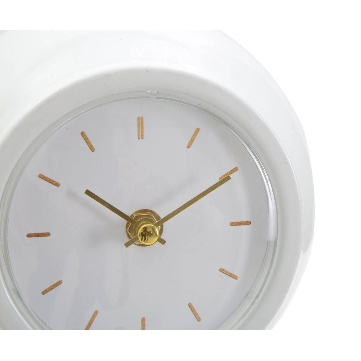 Zegarek na szafkę nocną w formie kuli, Ø 16 cm