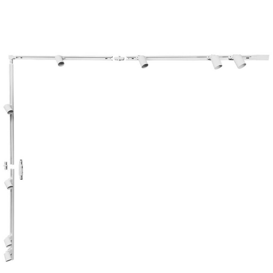 Jednofazowy zestaw szynowy Tracer 3045 Zumaline metalowy biały