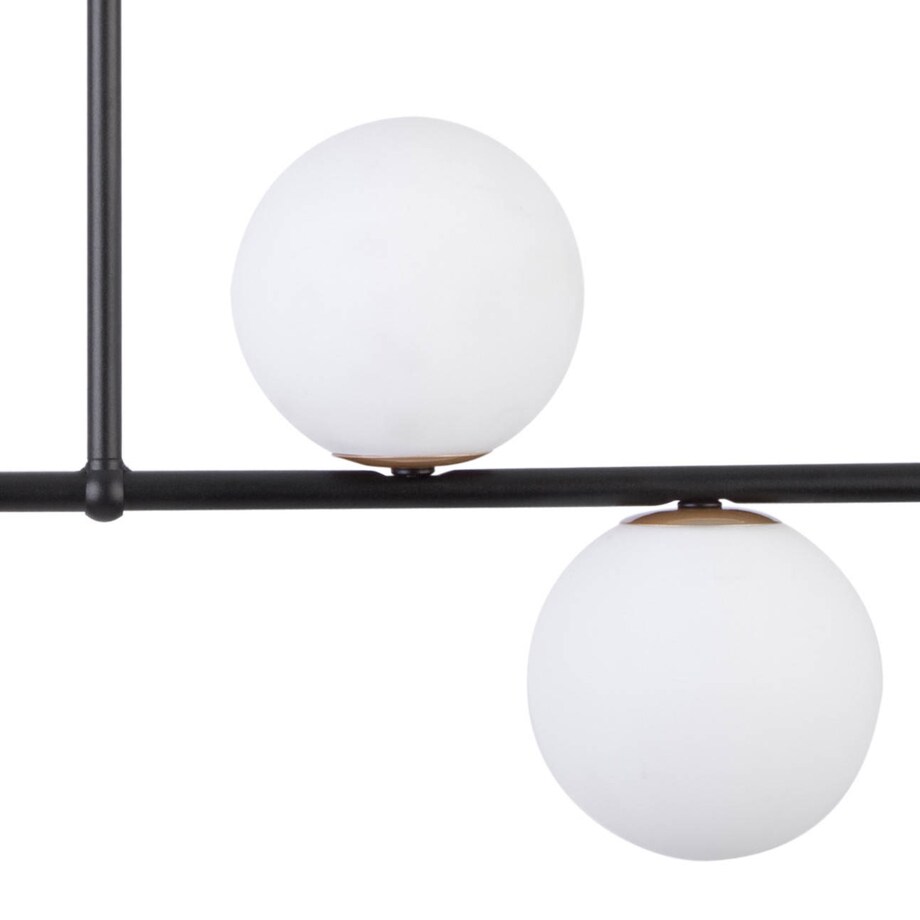 Sufitowa LAMPA modernistyczna GAMA 33186 Sigma szklana OPRAWA molecular kule balls białe