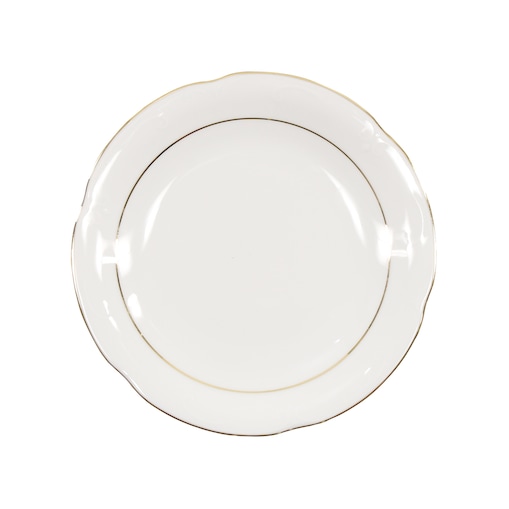 Talerz płytki 17 cm Kamelia Złota Linia B014