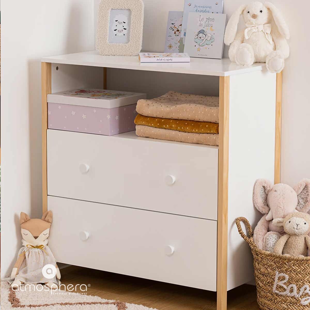 Komoda dla dziecka KIMA, 85 x 40 x 80 cm