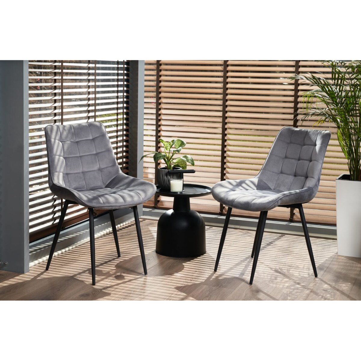 2 X Krzesło Do Jadalni Kuchni Salonu Do Jadalni Kuchni Stołu Zestaw Komplet Misty Szare