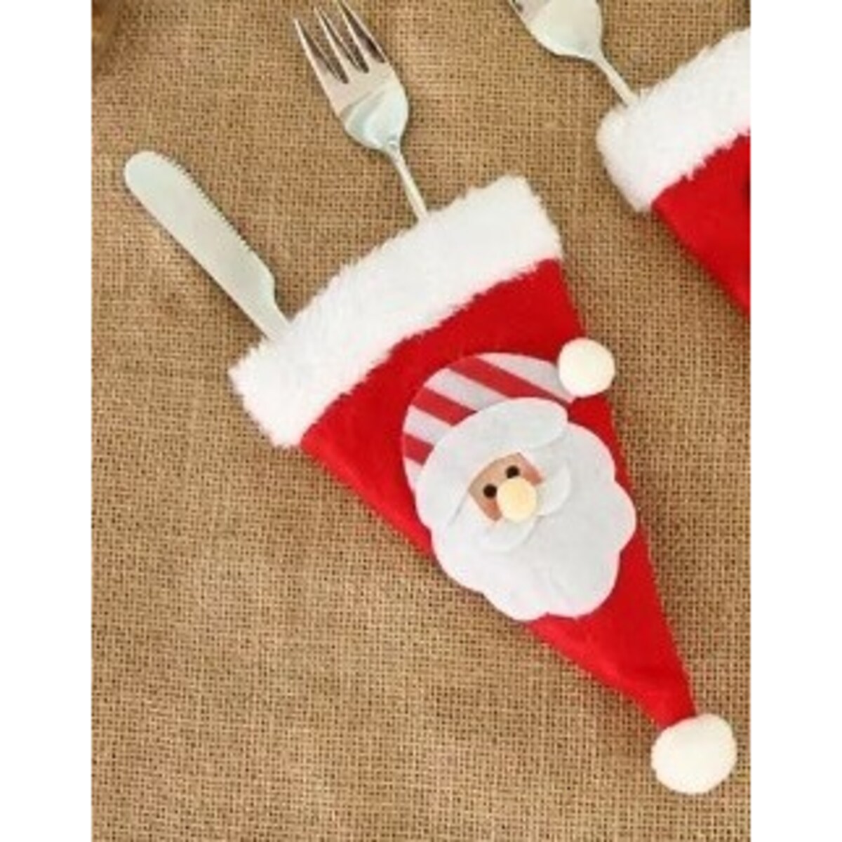 Czapka Pokrowiec Na Sztućce Ozdoba Stół Święta