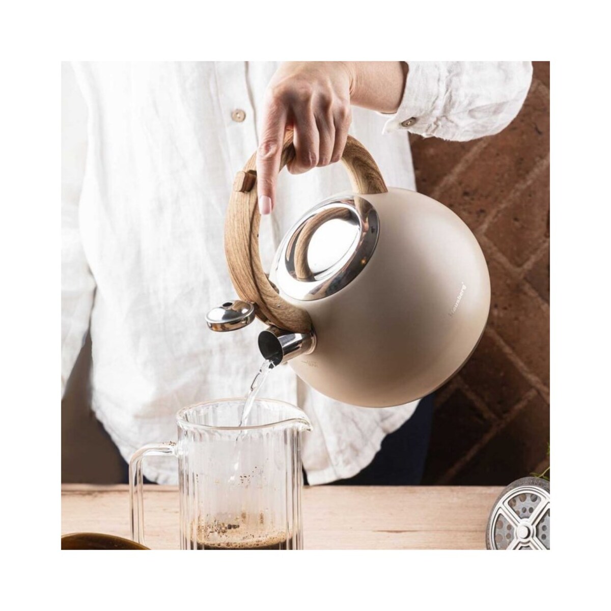 Klausberg czajnik z gwizdkiem 3l 64825