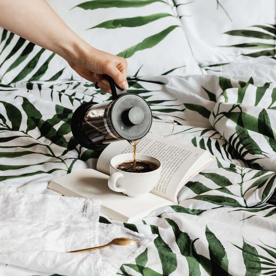 Pościel Palmy 160/200 + 2 x 70/80 cm