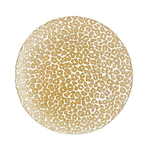 VILLA ITALIA Talerz do ciasta szklany 27 cm PUNTINI