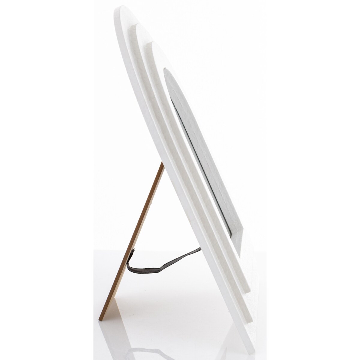 Ramka owalna komplet 2 szt., biała 24,5x18 cm OVALA