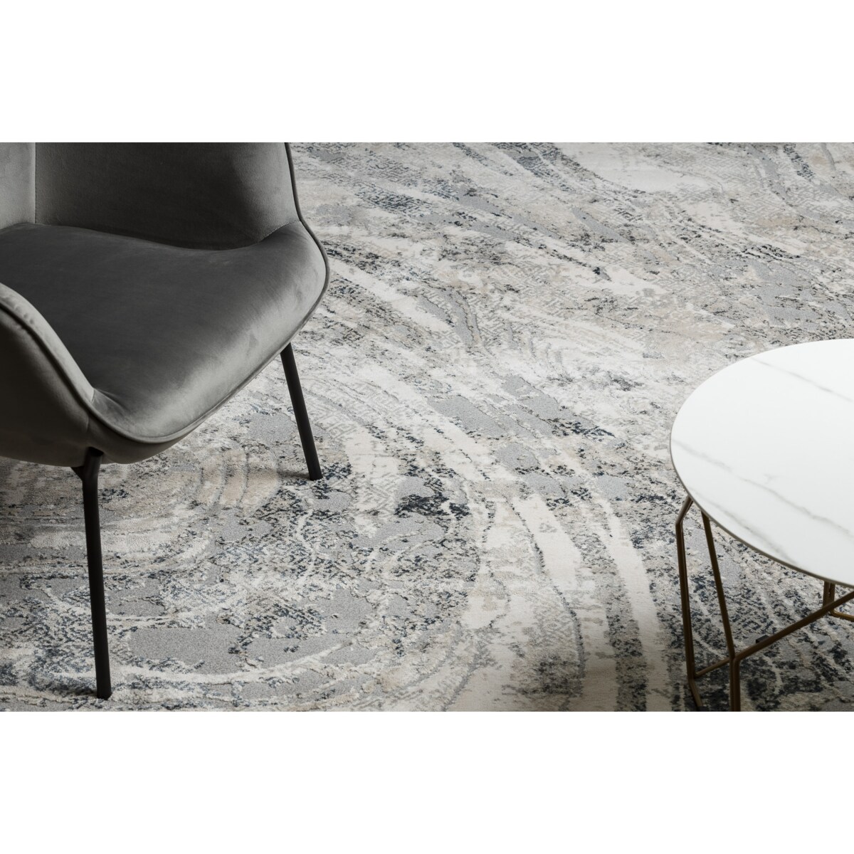 Dywan TULS nowoczesny, strukturalny, frędzle 120x170 cm