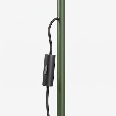 Lampa podłogowa KARBON 1 zielona oliwka