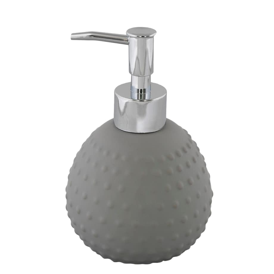 DOZOWNIK DO MYDŁA szary ceramiczny 400ml