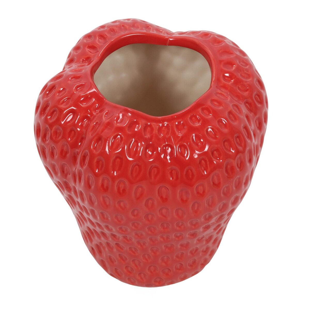 Ceramiczny wazon truskawka MUZ, 16 cm
