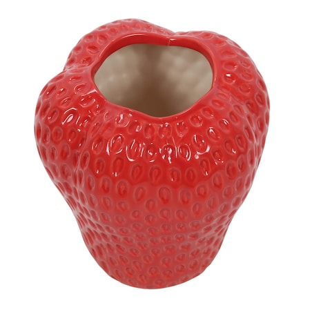 Ceramiczny wazon truskawka MUZ, 16 cm