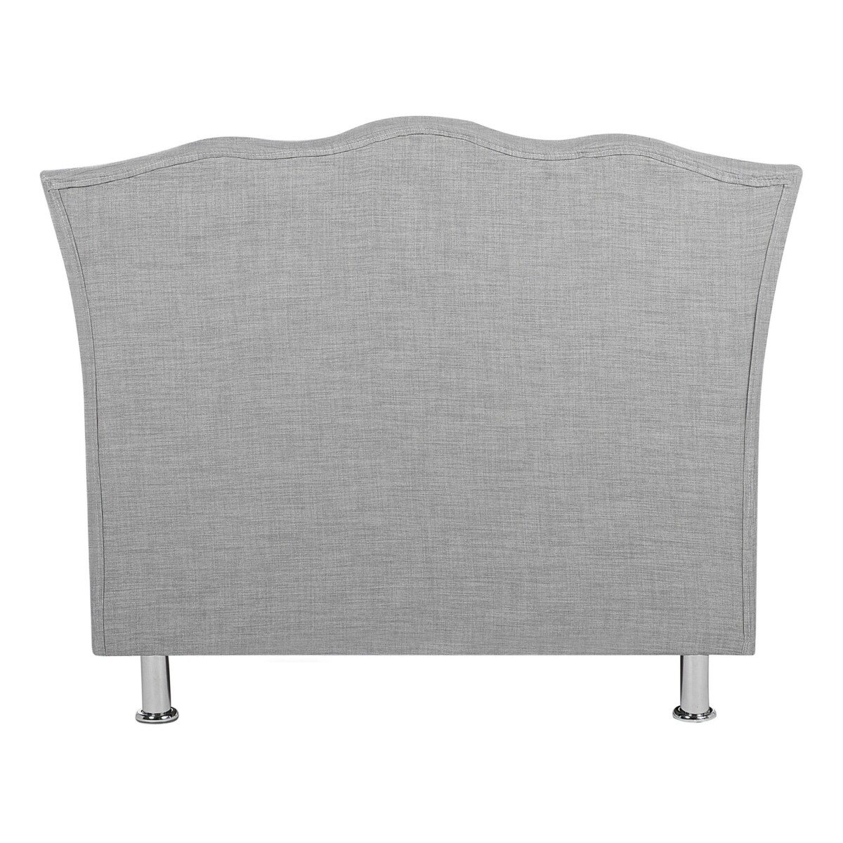 Łóżko tapicerowane 90 x 200 cm szare METZ