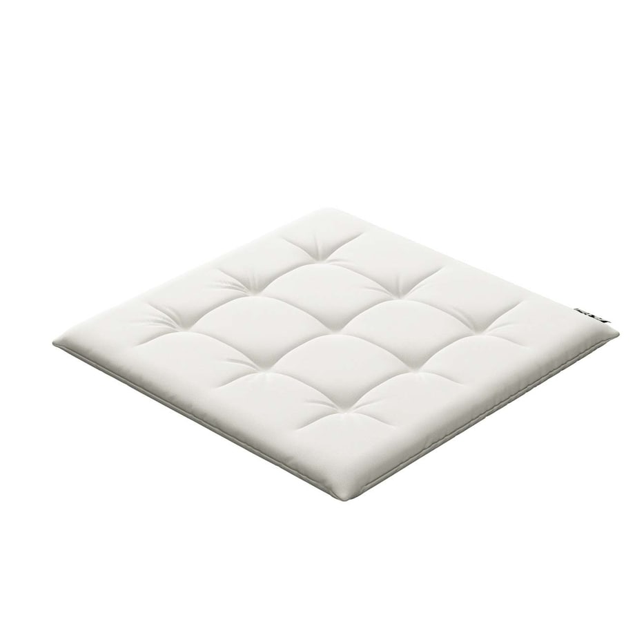 Siedzisko Eddie, biały, 40 x 40 x 3,5 cm, Cotton Story