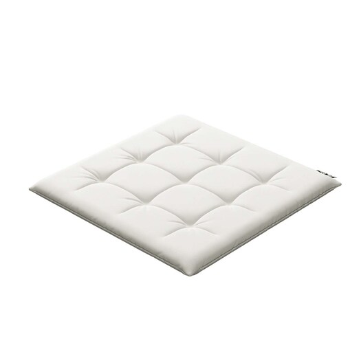 Siedzisko Eddie, biały, 40 x 40 x 3,5 cm, Cotton Story