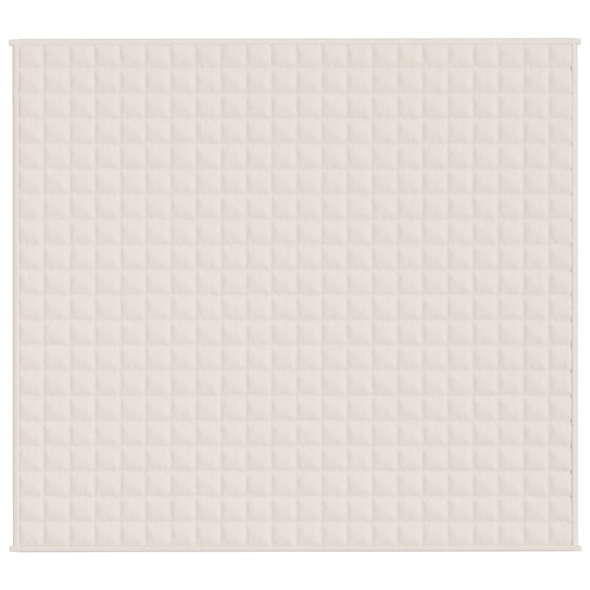 vidaXL Koc obciążeniowy, kremowy, 200x220 cm, 9 kg, tkanina