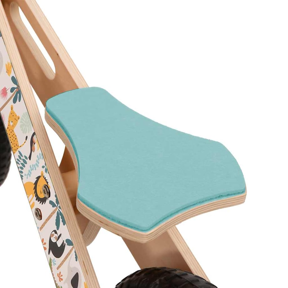 vidaXL Rowerek biegowy dla dzieci, niebieski z nadrukiem