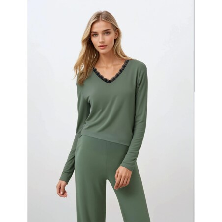 Piżama Emerald Dreams Green, L