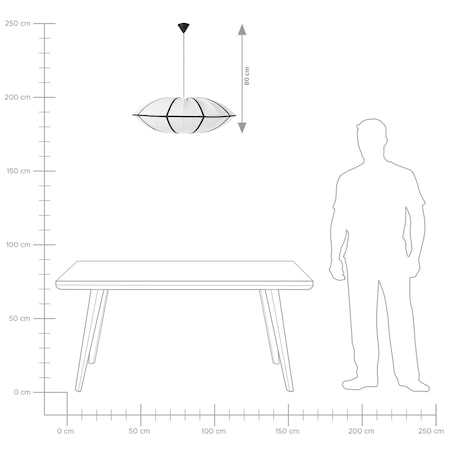 Lampa wisząca GUASARE Biały