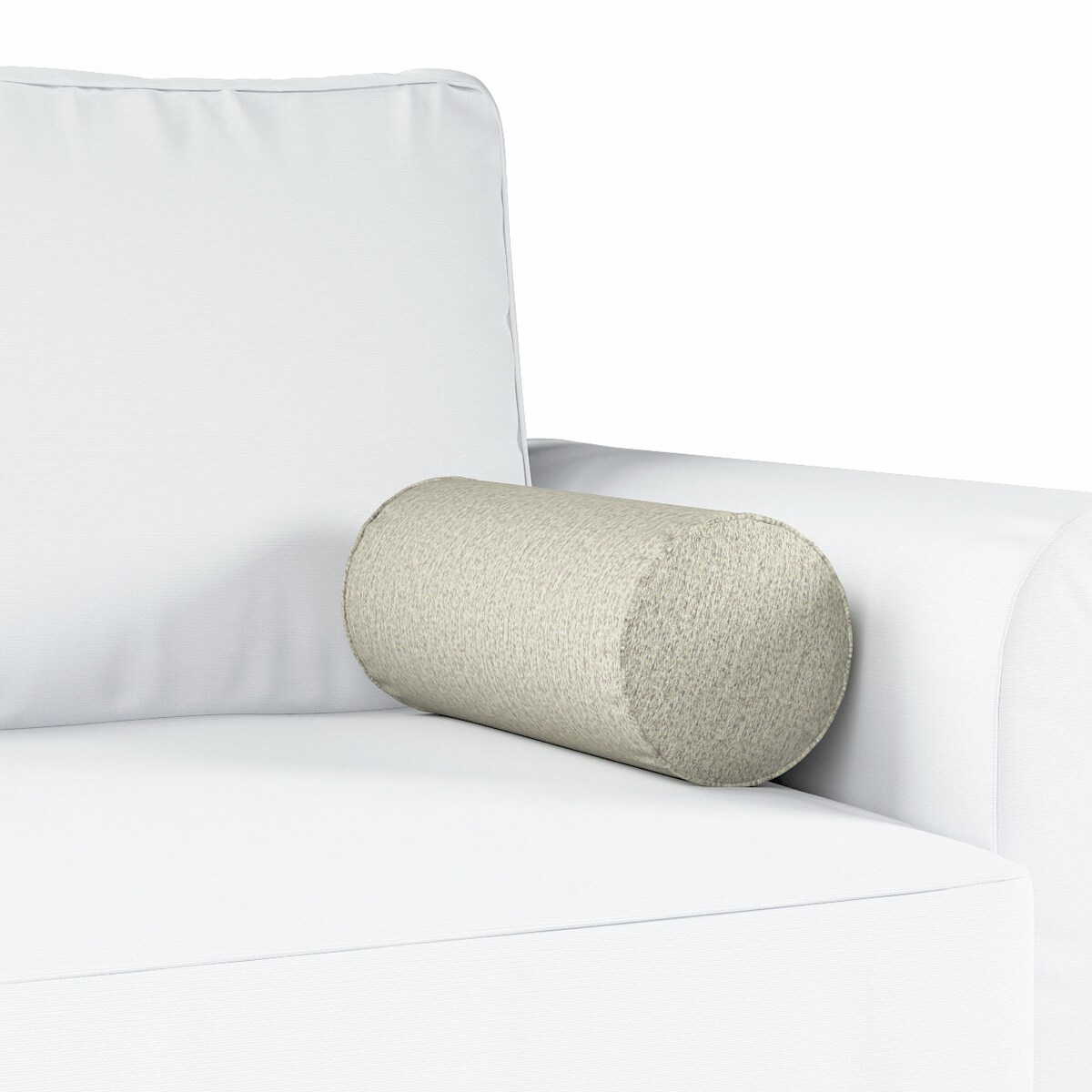 Poduszka wałek prosty, piaskowy, Ø16 x 40 cm, Madrid