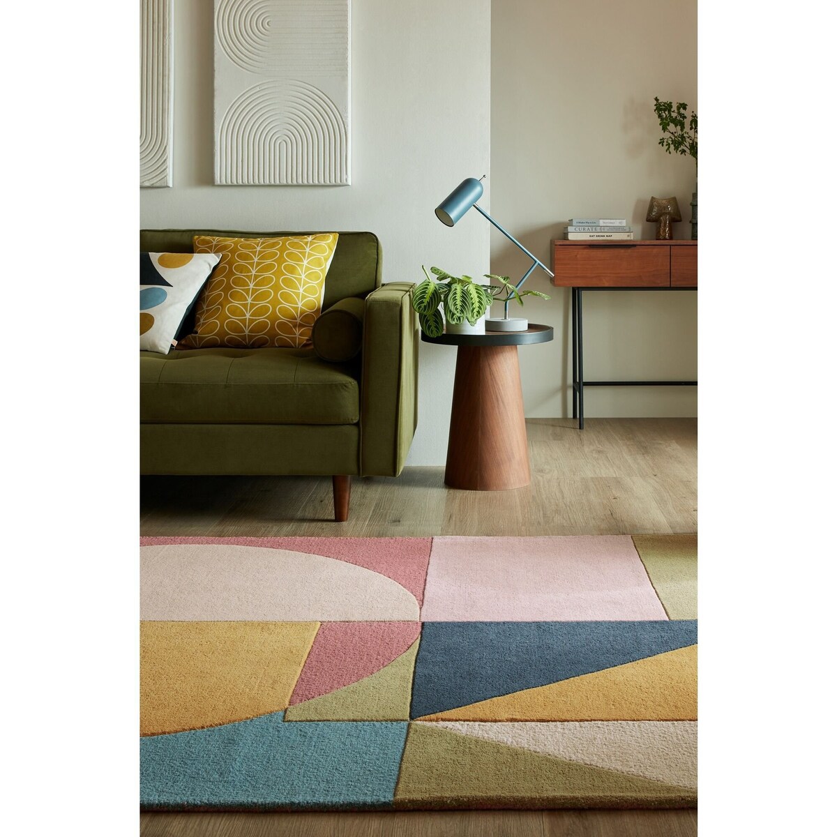 Dywan Wełniany Moderno Esre Bright Wielokolorowy 120x170