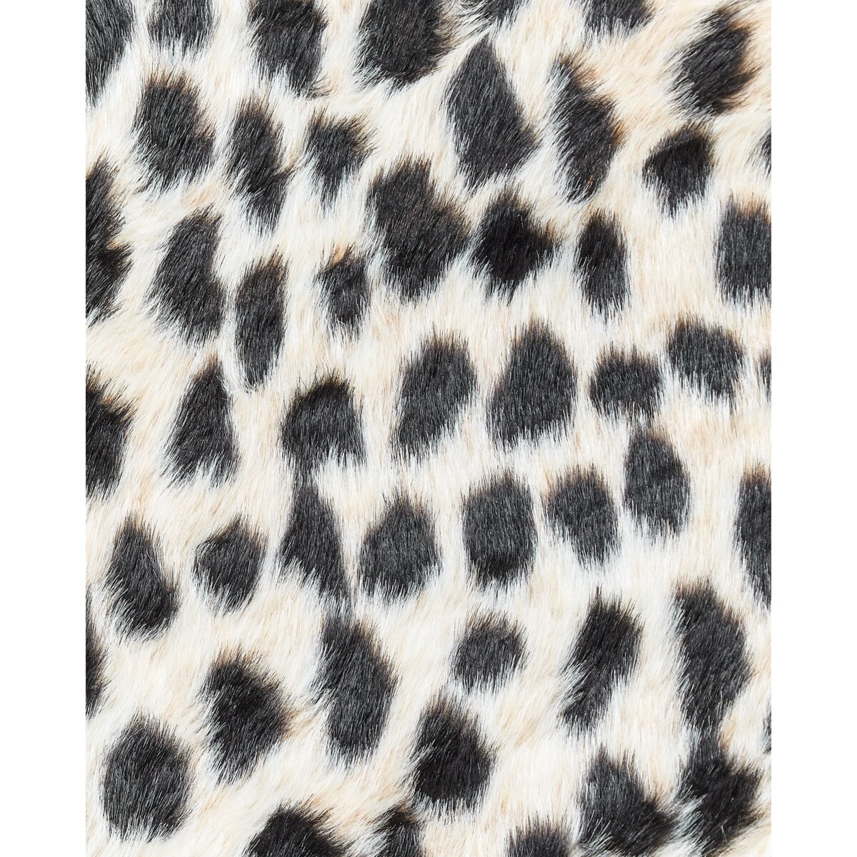 Dywan ze sztucznego futra w cętki 130 x 170 cm beżowo-czarny OSSA