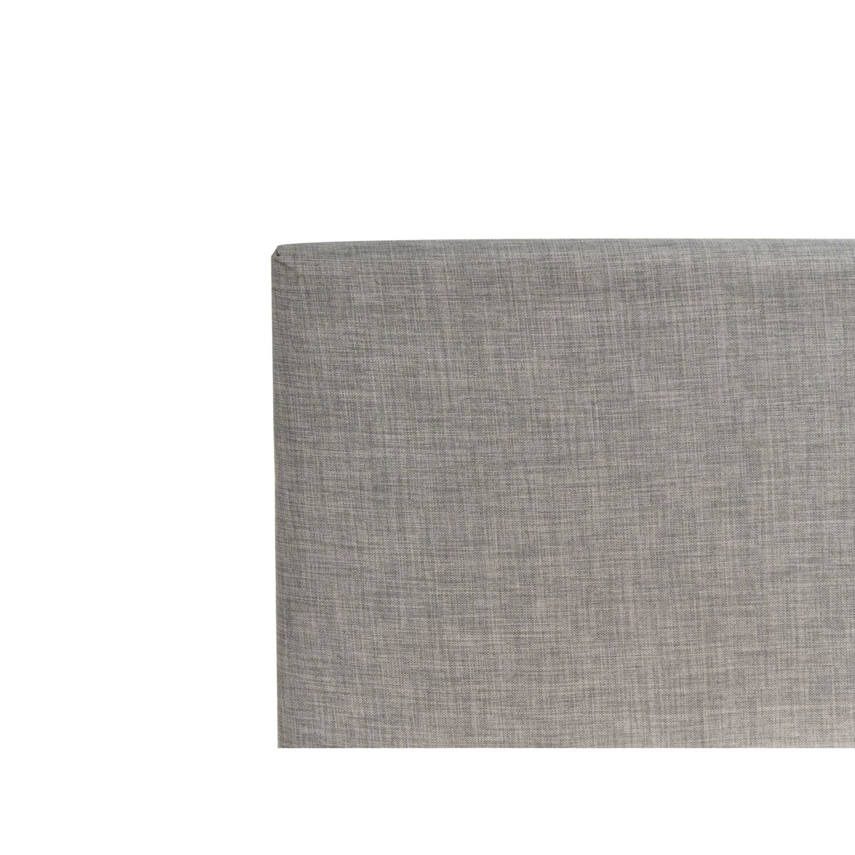 Łóżko 90 x 200 cm jasnoszare FITOU