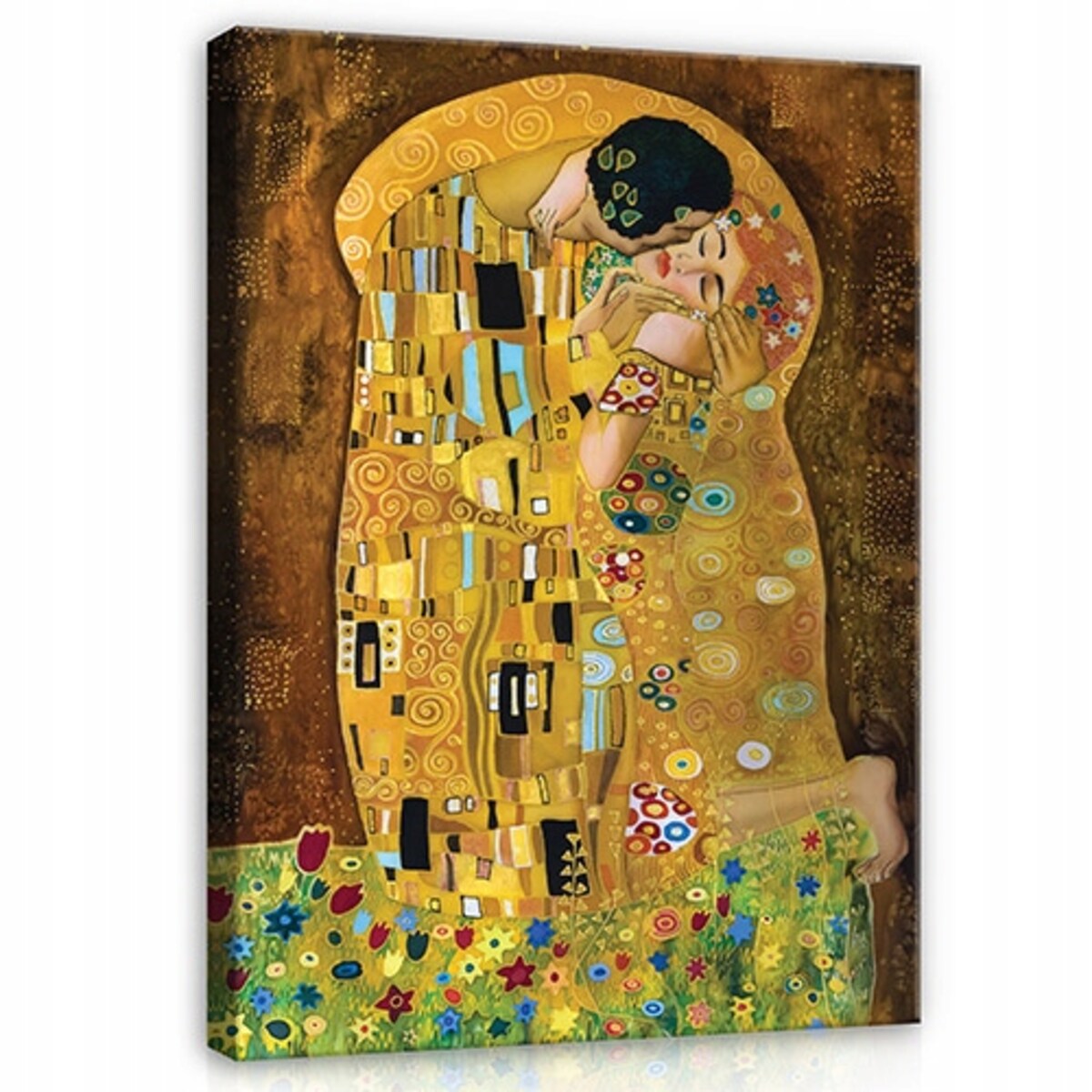 OBRAZ NA PŁÓTNIE GUSTAV KLIMT SZTUKA ABSTRAKCJA NOWOCZESNY DO SALONU 120x80