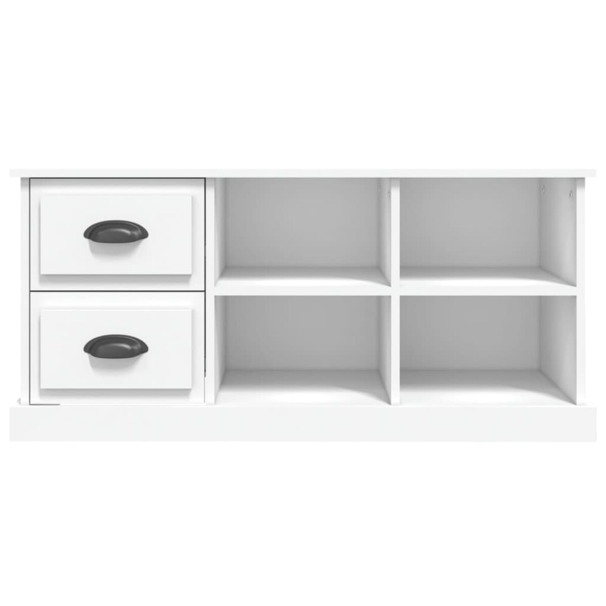 vidaXL Szafka pod TV, biała, 102x35,5x47,5 cm, materiał drewnopochodny