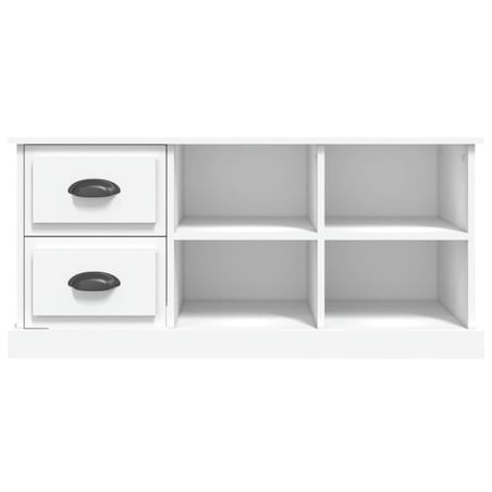 vidaXL Szafka pod TV, biała, 102x35,5x47,5 cm, materiał drewnopochodny