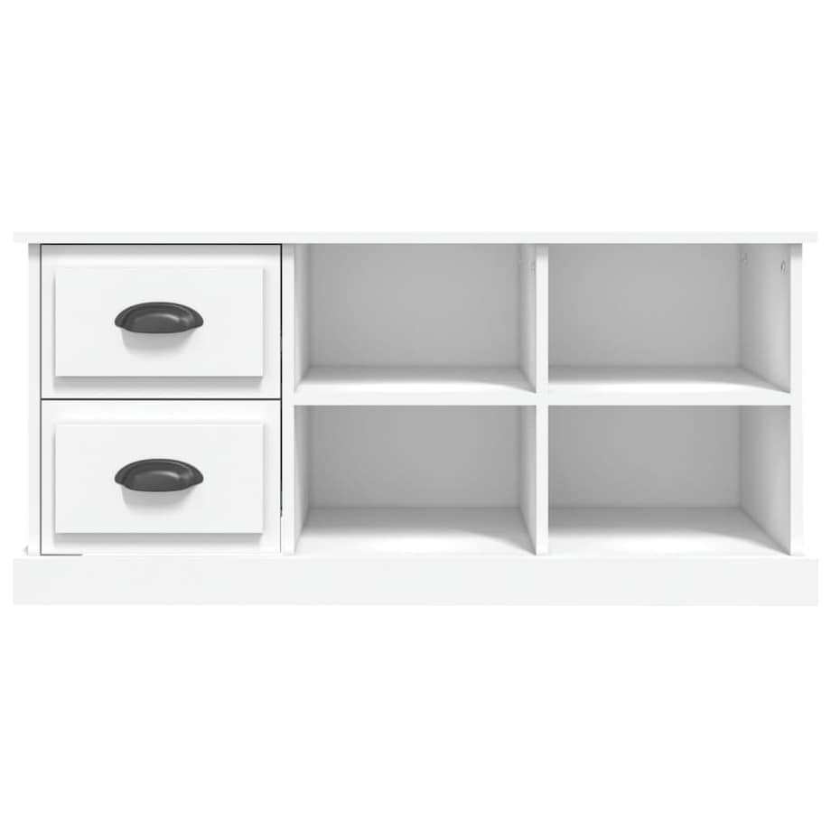 vidaXL Szafka pod TV, biała, 102x35,5x47,5 cm, materiał drewnopochodny