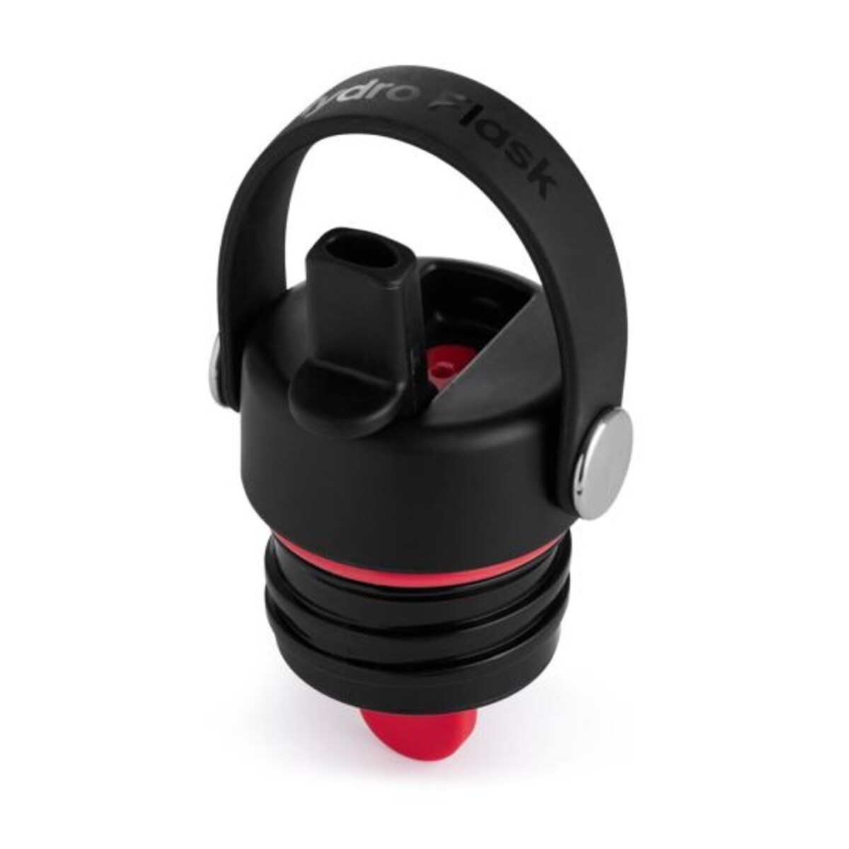 Butelka termiczna (czarna) Standard Mouth Flex Straw Cap Hydro Flask