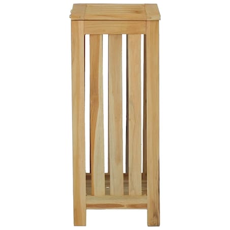 vidaXL Kosz na pranie, 35x25x60 cm, lite drewno tekowe