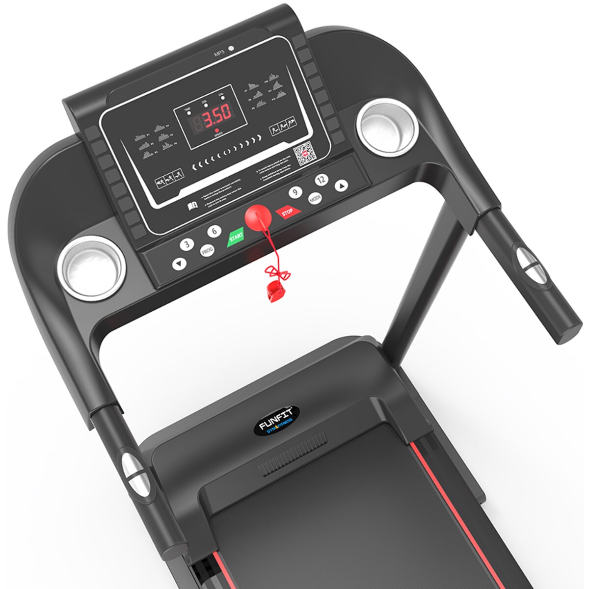 Bieżnia FUNFIT GYM&FITNESS z 3 stopniową regulacją nachylenia do 110kg