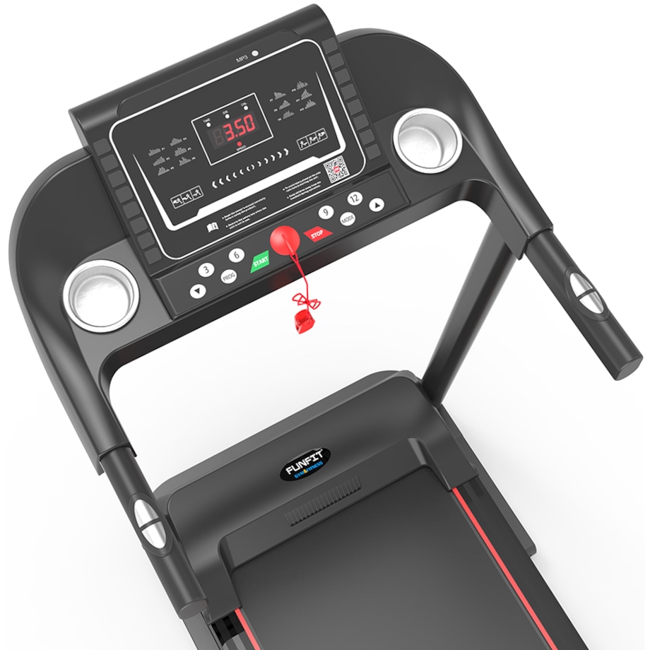 Bieżnia FUNFIT GYM&FITNESS z 3 stopniową regulacją nachylenia do 110kg