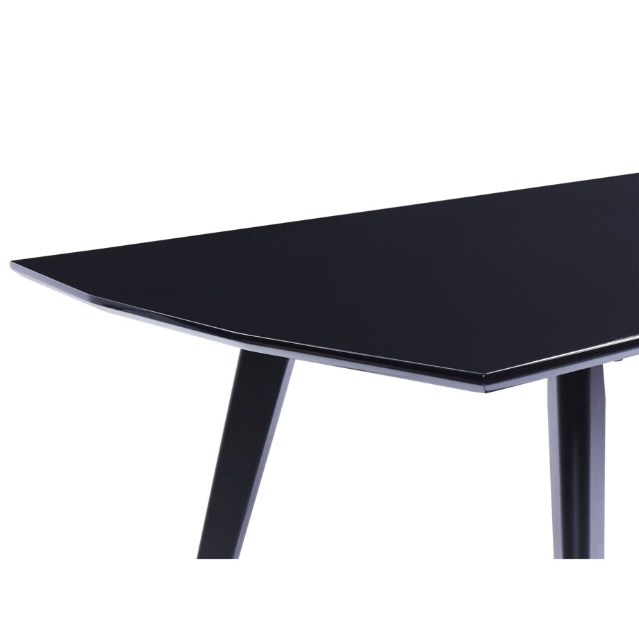 Stół do jadalni 160 x 90 cm czarny MOSSLE