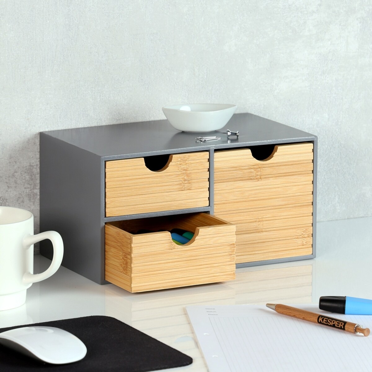 Organizer KESPER, 3 szuflady, 27 x 16 x 14 cm