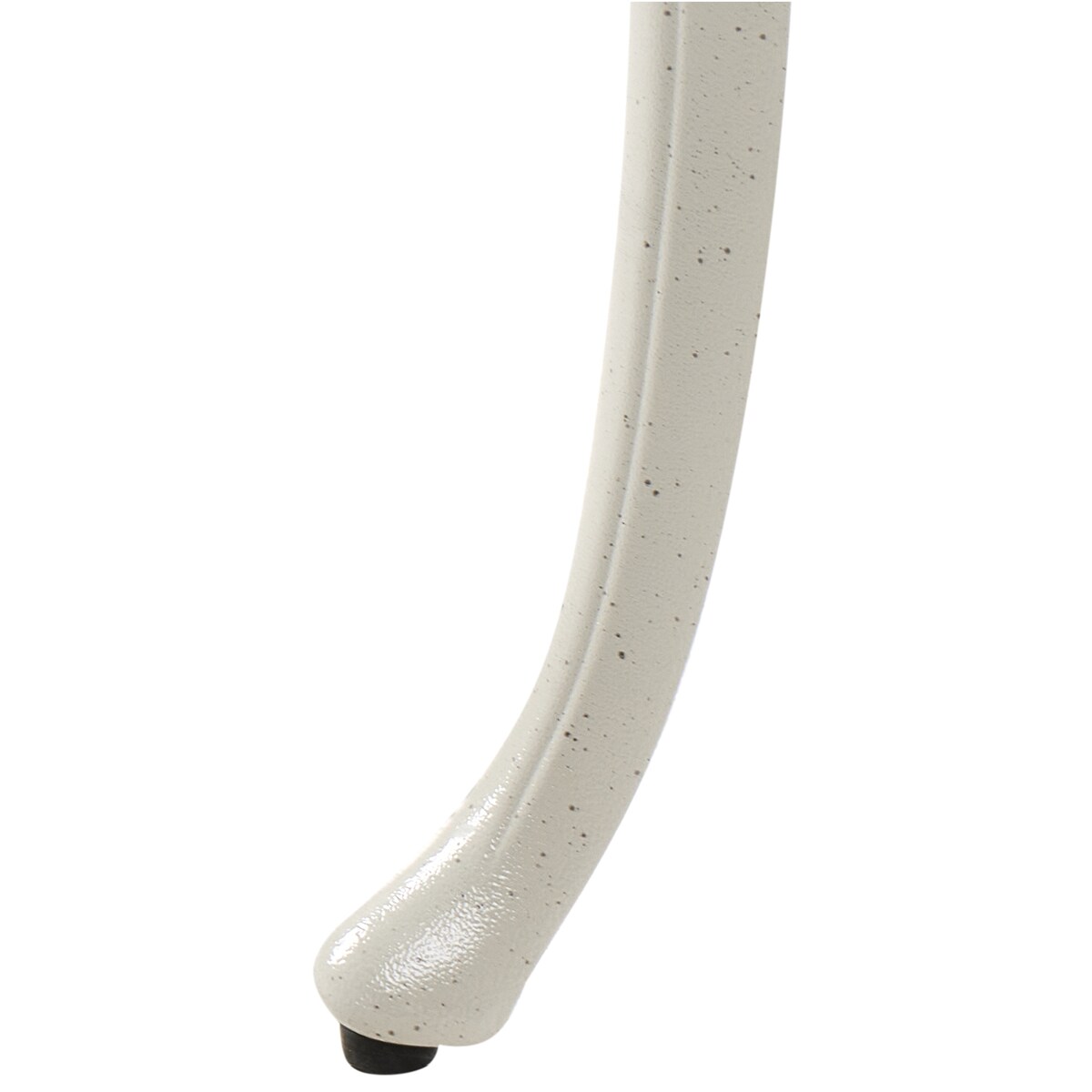 Ławka ogrodowa PIURA 88 cm Metal Biały