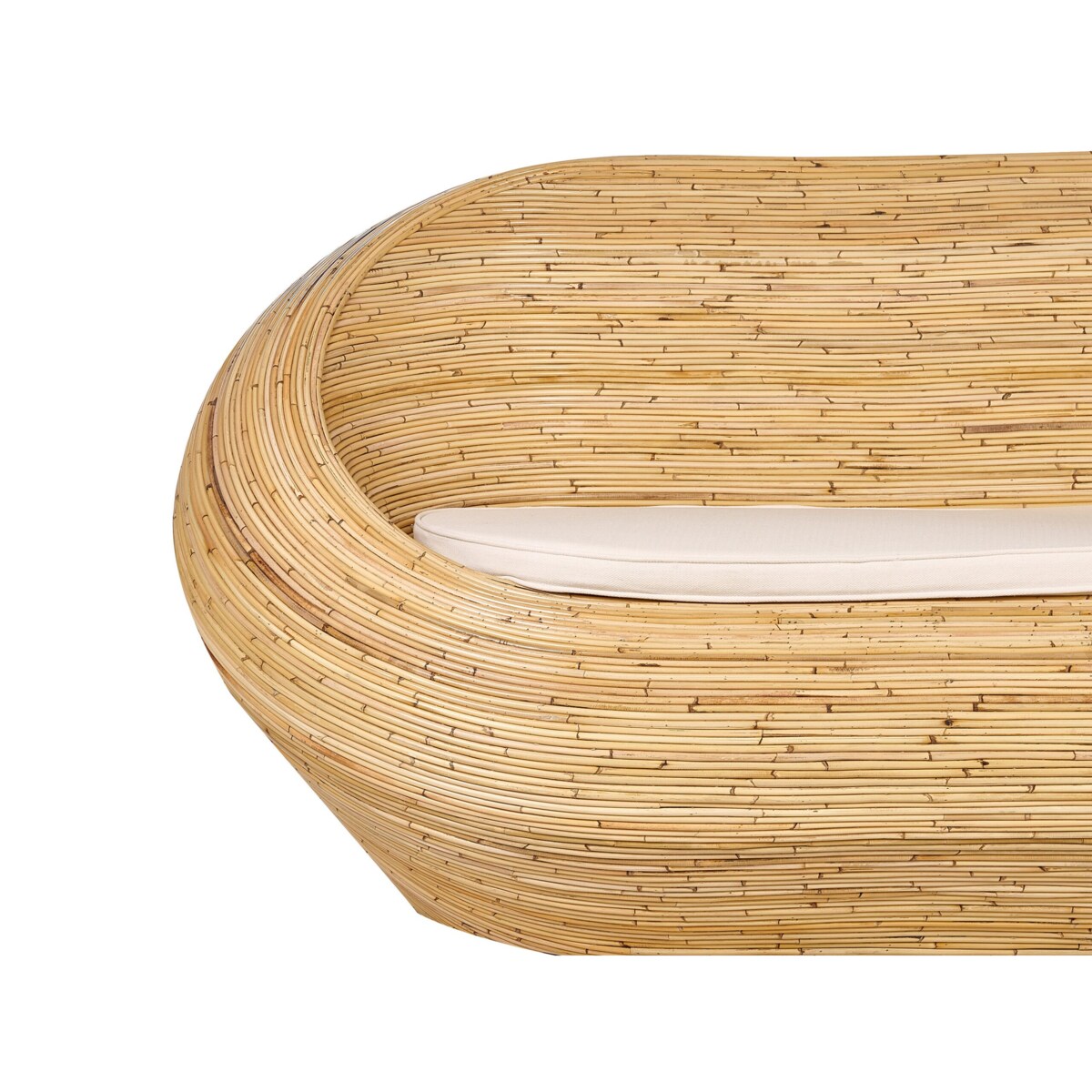 Sofa dwuosobowa 2-osobowa Rattan Naturalny MAIORI