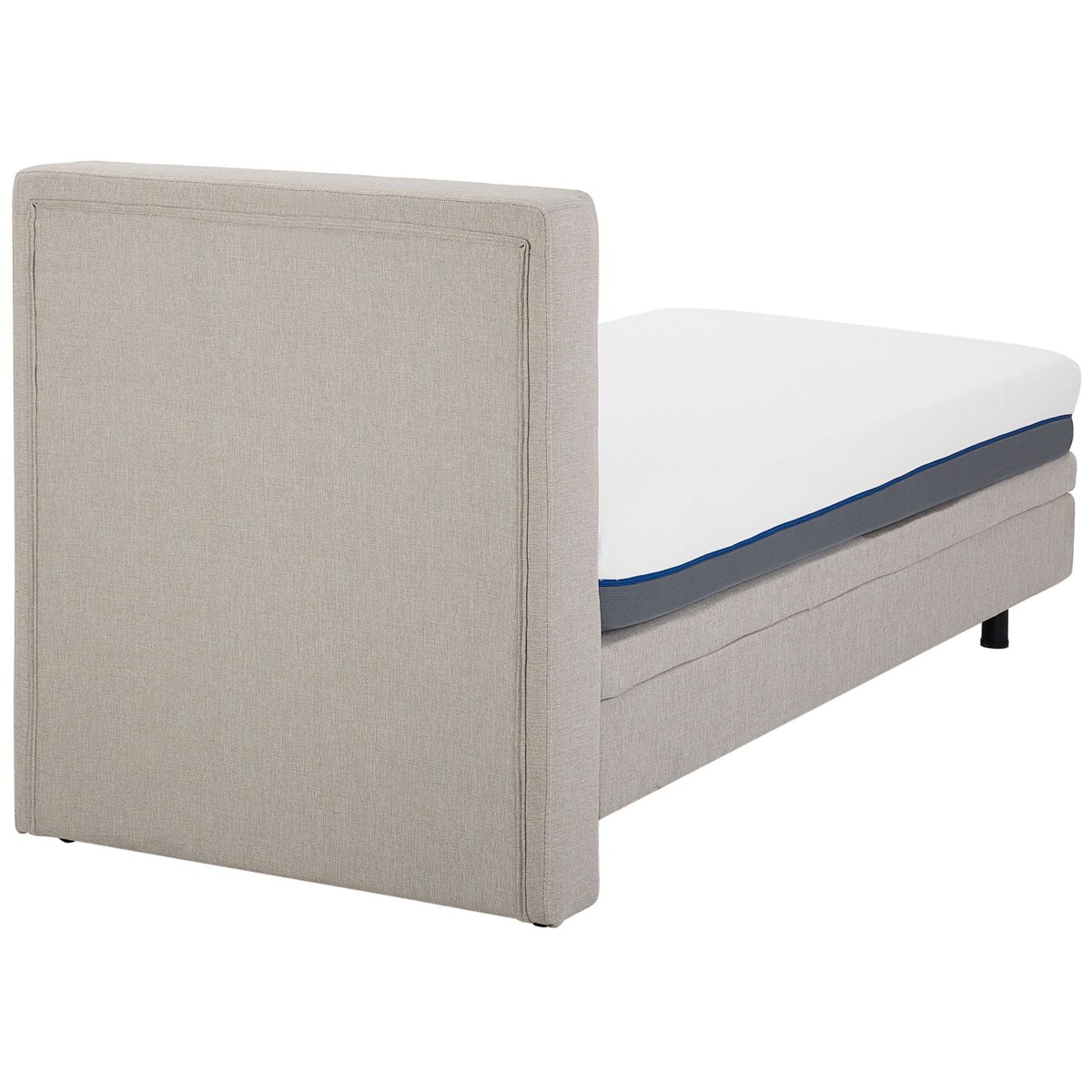 Łóżko regulowane tapicerowane 80 x 200 cm beżowe DUKE