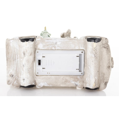 Dekoracja - samochód LED 10,5x15x8 cm CAMION-3 miś kierowcą