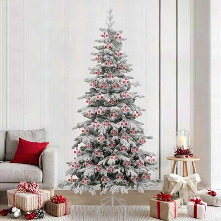 vidaXL Zestaw Bombek Choinkowych 100 pcs przezroczysty Ø 10 cm