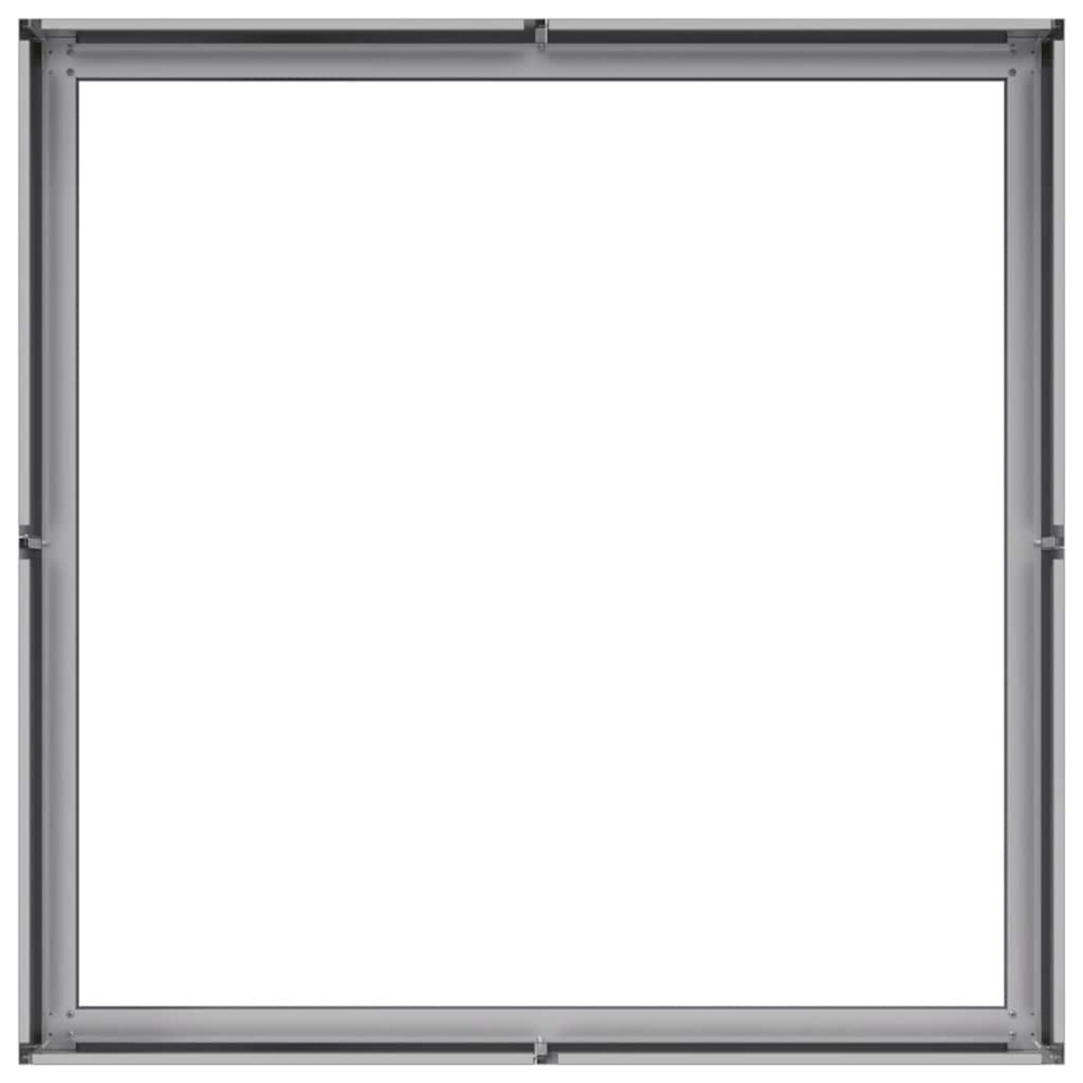 vidaXL Doniczka 100x100x30 cm Stal ocynkowana