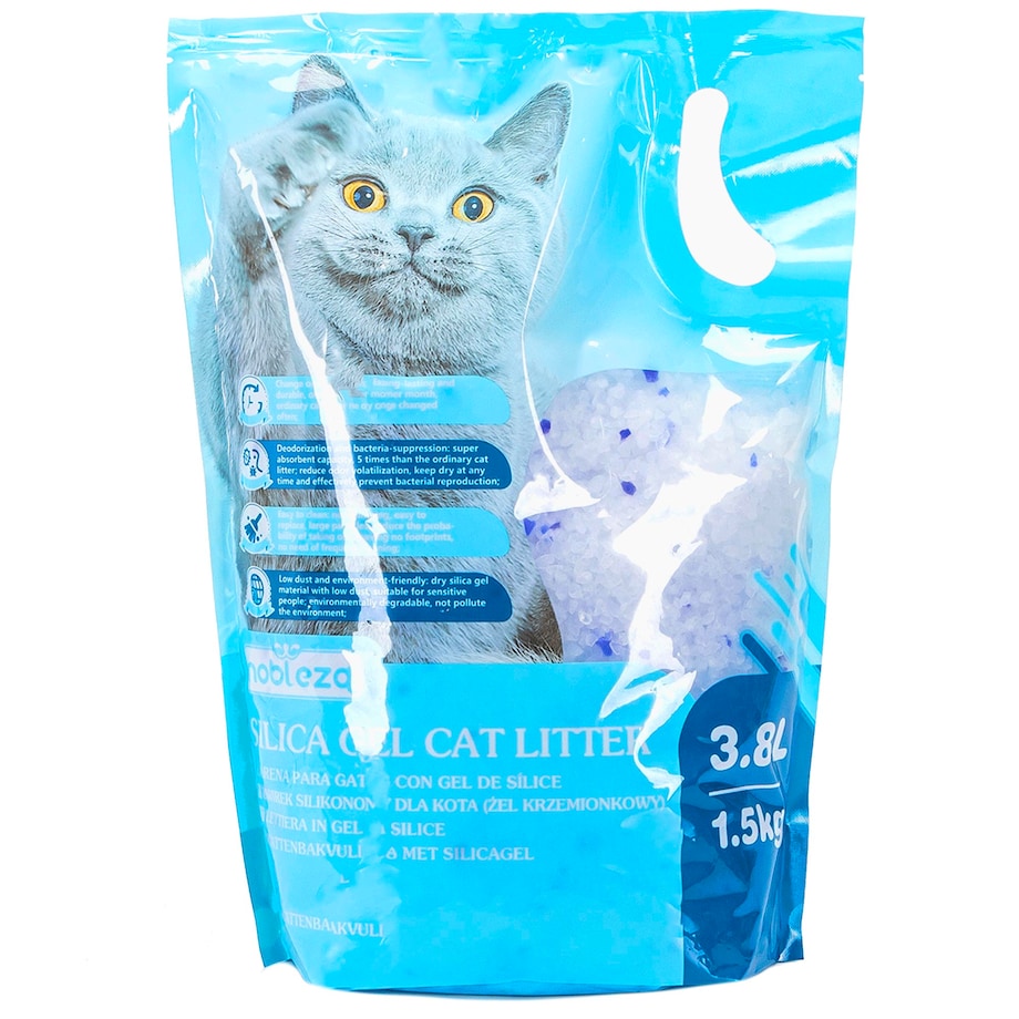 Żwirek Dla Kota Silikonowy Do Kuwety 3,8 L Niezbrylający Bezpyłowy