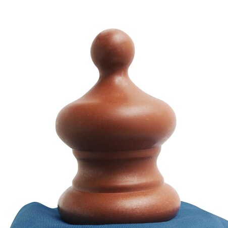 vidaXL Parasol ogrodowy na drewnianym słupku, 350 cm, niebieski