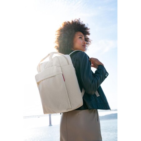 Plecak ALLDAY BACKPACK M, herringbone sand