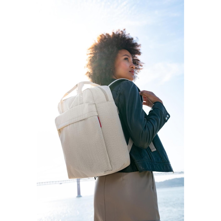 Plecak ALLDAY BACKPACK M, herringbone sand