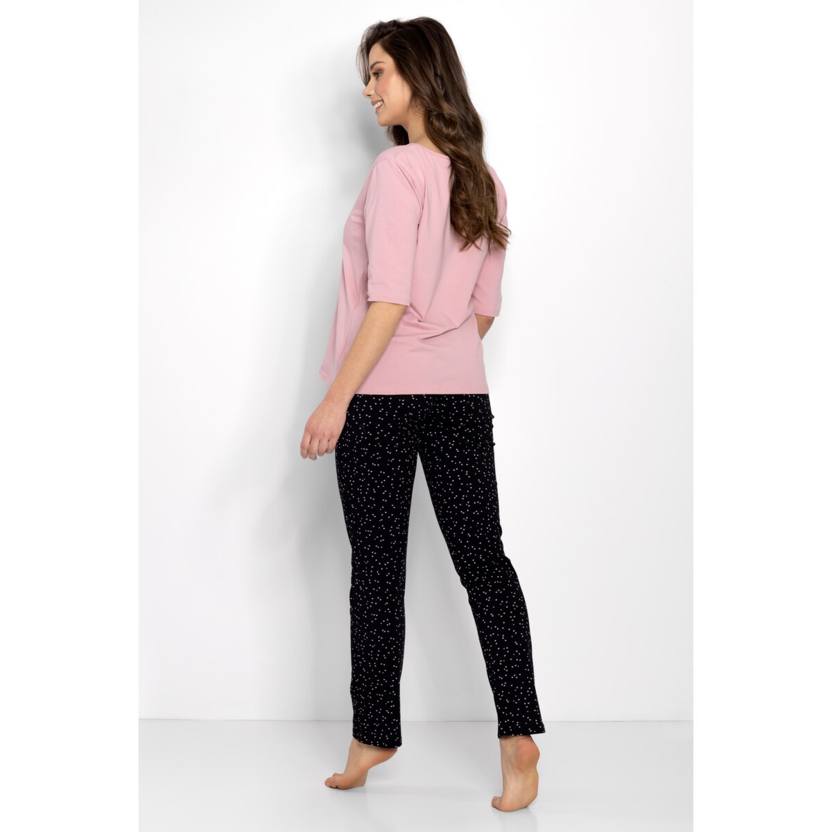 Piżama Forget Me Not Black, L