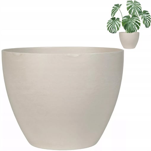 DONICZKA DUŻA 27cm SZARA DUŻA DO PALMY domu salonu na bonsai balkon osłonka