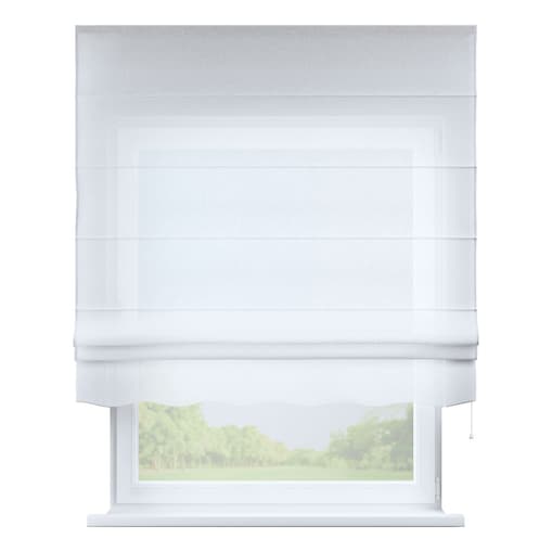 Roleta rzymska Florencja 130x170 prześwitująca biała